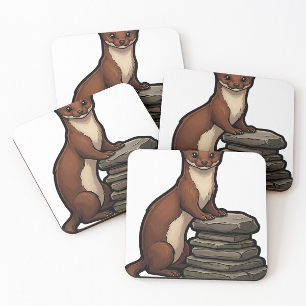 Item preview, Gothic Samhain Veil — Weasel at a Burial Cairn designed and sold by IllumeInk.