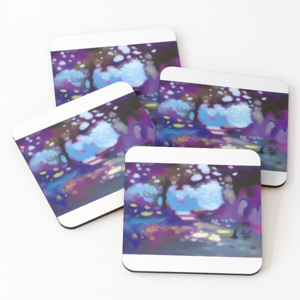 Item preview, Impressionist Soft Purple Forest Path designed and sold by SullyLovejones.