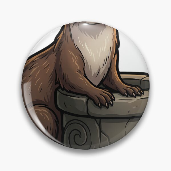 Item preview, Gothic Samhain Veil — Otter at a Sacred Well Stone designed and sold by IllumeInk.