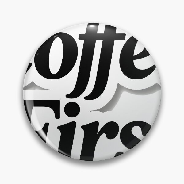 Item preview, Minimalist Coffee First Typography designed and sold by chill-a-lot.