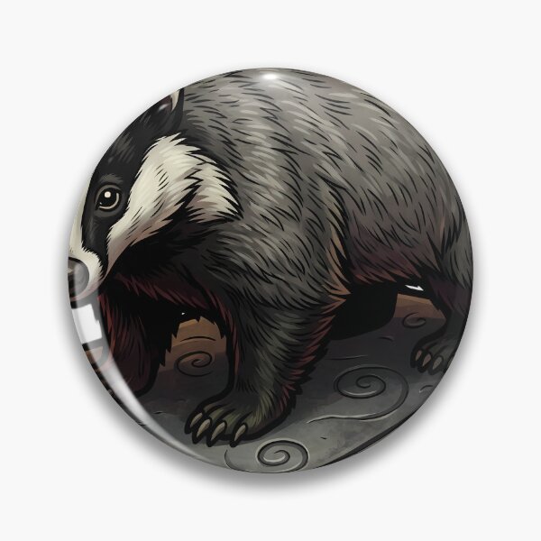 Item preview, Gothic Samhain Veil — Badger at a Threshold Stone designed and sold by IllumeInk.