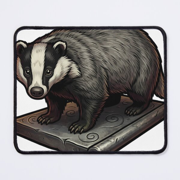 Item preview, Gothic Samhain Veil — Badger at a Threshold Stone designed and sold by IllumeInk.