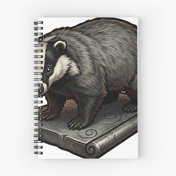 Item preview, Gothic Samhain Veil — Badger at a Threshold Stone designed and sold by IllumeInk.