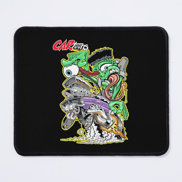 Item preview, Green Monster Eyeball Driving Purple Hot Rod designed and sold by RomainCam.