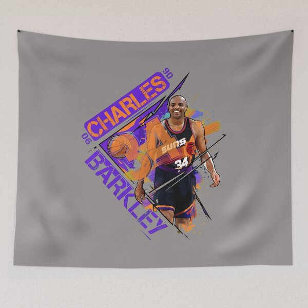 Item preview, Charles Barkley Phoenix Suns 34 Retro Art-22 designed and sold by ViyasanViveka.