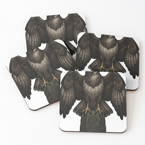 Item preview, Gothic Samhain Veil — Buzzard on a Tall Monolith designed and sold by IllumeInk.