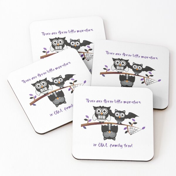 Item preview, Three…in OWL Family Tree (on White) designed and sold by PawsitiveMum3.