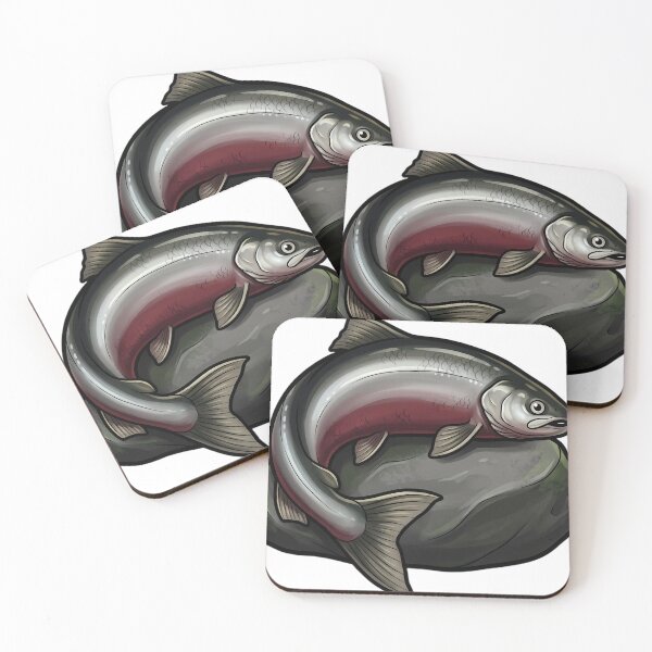 Item preview, Gothic Samhain Veil — Salmon at a River Stone Threshold designed and sold by IllumeInk.