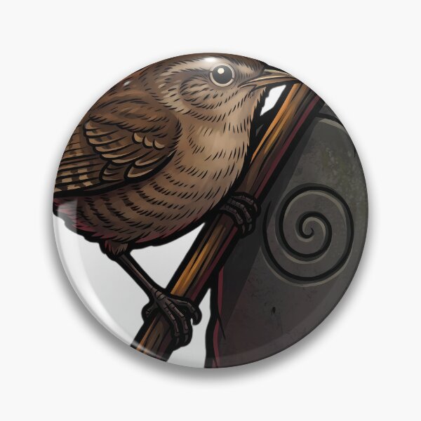 Item preview, Gothic Samhain Veil — Wren on a Hazel Staff designed and sold by IllumeInk.