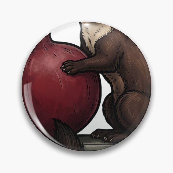 Item preview, Gothic Samhain Offering — Pomegranate and a Pine Marten designed and sold by IllumeInk.