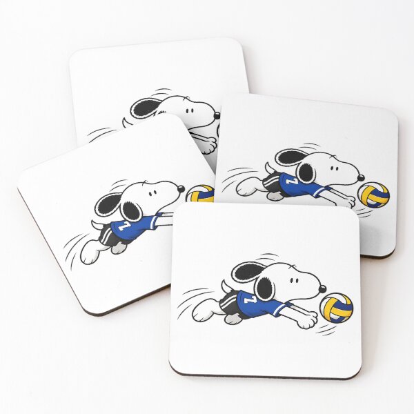 Item preview, Snoopy Volleyball Player – Cute Diving Volleyball Sports Design designed and sold by artizallart.
