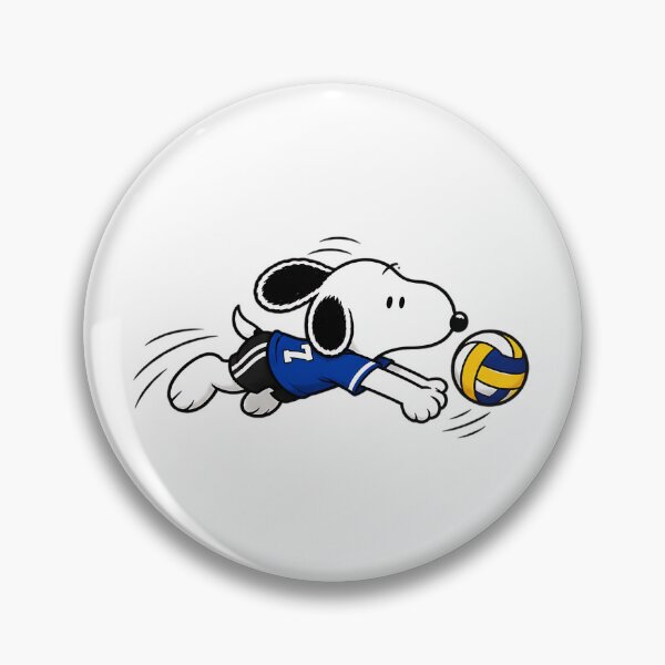 Item preview, Snoopy Volleyball Player – Cute Diving Volleyball Sports Design designed and sold by artizallart.