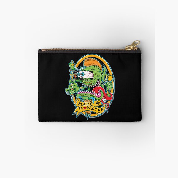Item preview, Green Creature Tattoo Machine Live Fast Make A Monster designed and sold by RomainCam.