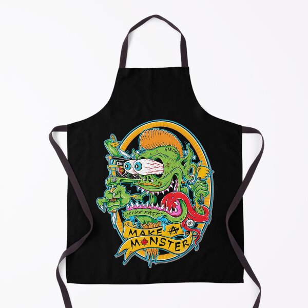 Item preview, Green Creature Tattoo Machine Live Fast Make A Monster designed and sold by RomainCam.