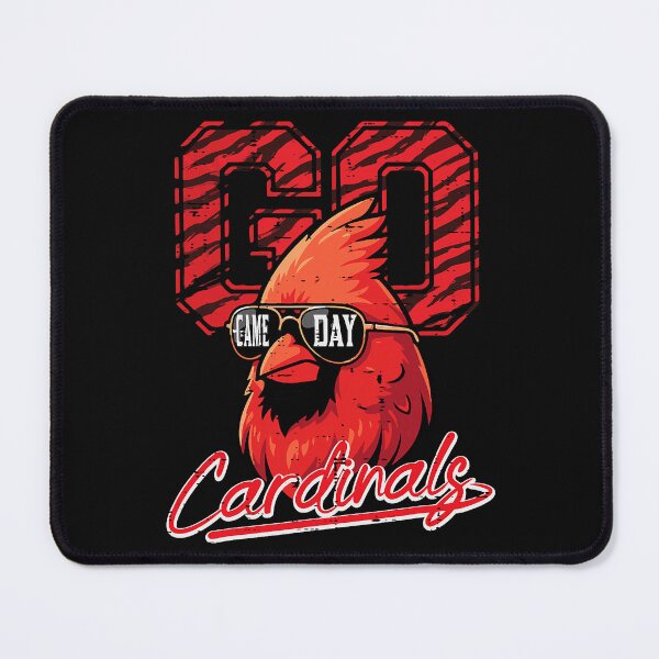 Item preview, GO Cardinals Game Day Cardinal Bird Sports Fan designed and sold by khdmalakarak.
