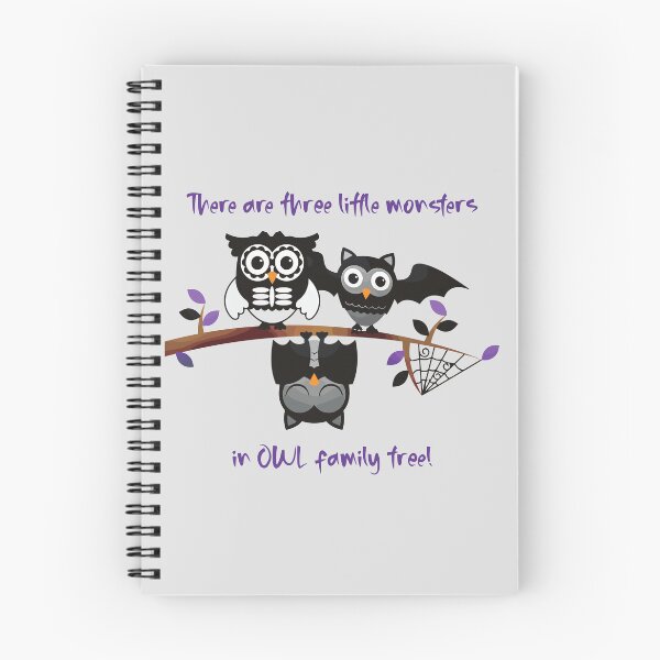 Item preview, Three…in OWL Family Tree (on Lt. Grey) designed and sold by PawsitiveMum3.
