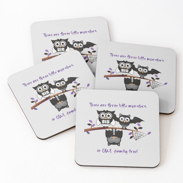 Item preview, Three…in OWL Family Tree (on Lt. Grey) designed and sold by PawsitiveMum3.