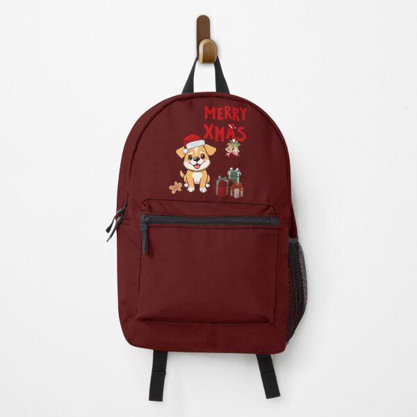 Item preview, Merry Xmas – Cute Christmas Dog Retro Holiday Art designed and sold by Evelashop.