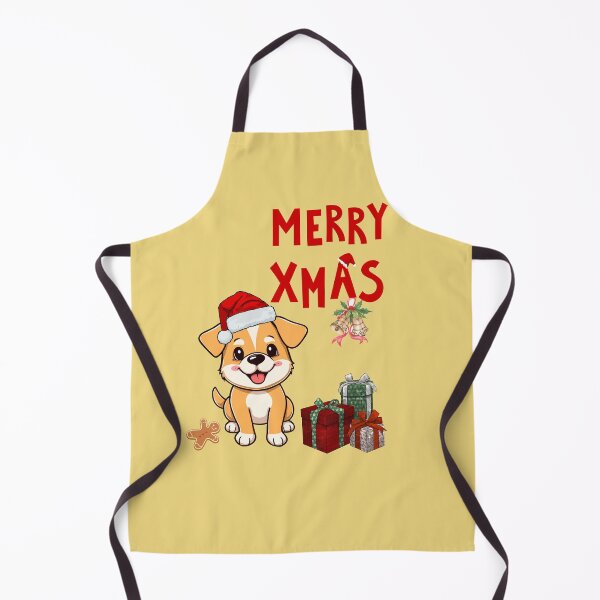 Item preview, Merry Xmas – Cute Christmas Dog Retro Holiday Art designed and sold by Evelashop.
