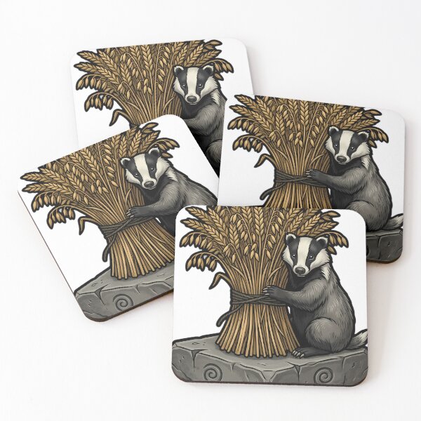 Item preview, Gothic Samhain Offering — Oat Sheaf and a Badger designed and sold by IllumeInk.