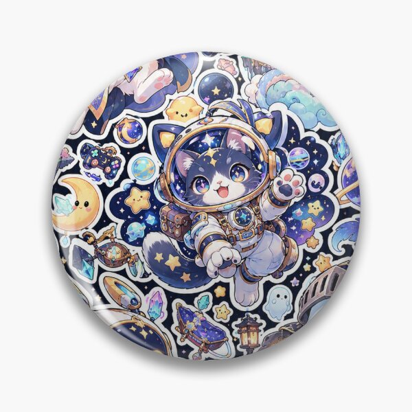 Item preview, Cosmic Fantasy Gamer Sticker Pack Cute Kawaii Art designed and sold by Inked Legacy.