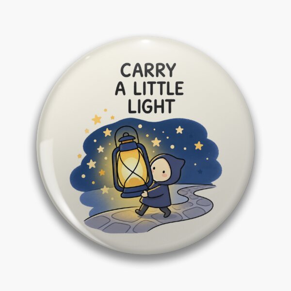 Item preview, Carry a Little Light | Cute Lantern Inspirational Art designed and sold by MrDev.