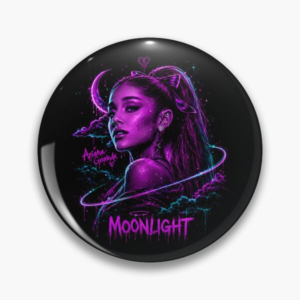 Item preview, Ariana Grande Moonlight Neon Portrait designed and sold by JMS-Artvintage.