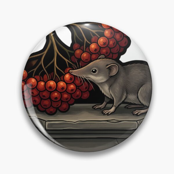 Item preview, Gothic Samhain Offering — Rowan Berries and a Shrew designed and sold by IllumeInk.