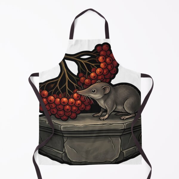 Item preview, Gothic Samhain Offering — Rowan Berries and a Shrew designed and sold by IllumeInk.