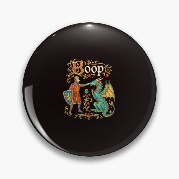 Item preview, Boop Medieval Knight Dragon Ren Faire Fantasy designed and sold by ImeldaSparks.