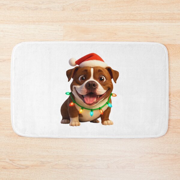 Item preview, Pit Bull Dog Christmas Sparkle designed and sold by Sillytoe.