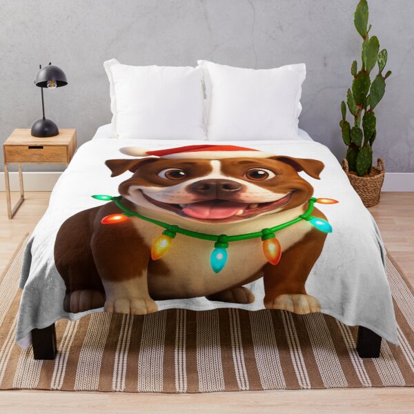 Item preview, Pit Bull Dog Christmas Sparkle designed and sold by Sillytoe.