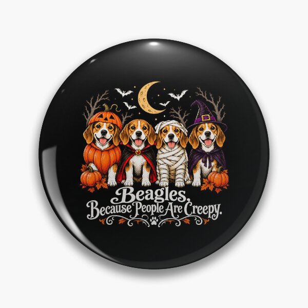 Item preview, Beagles Because People Are Creepy Halloween Dogs Lovers designed and sold by nryum.