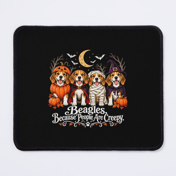 Item preview, Beagles Because People Are Creepy Halloween Dogs Lovers designed and sold by nryum.