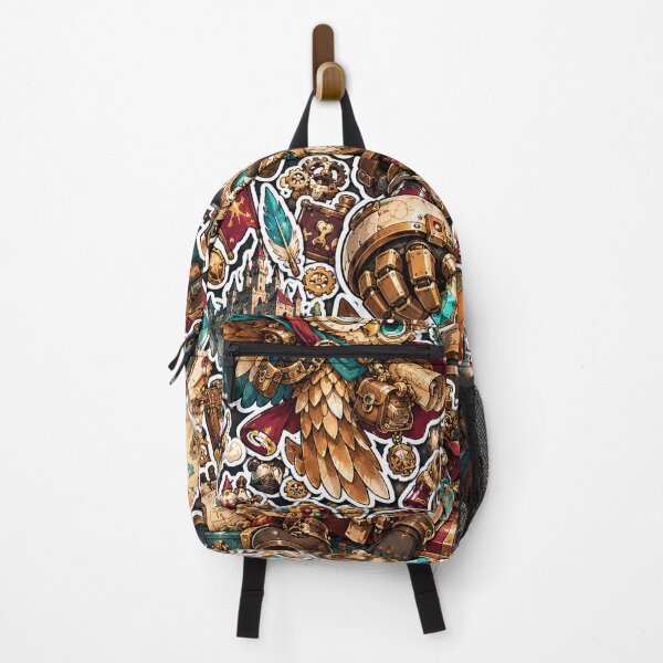 Item preview, Steampunk Animals Sticker Pack Fox Owl Gamer Art designed and sold by Inked Legacy.