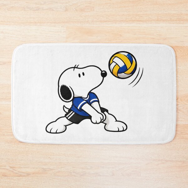 Item preview, Snoopy Volleyball – Cute Volleyball Player Action Pose designed and sold by artizallart.