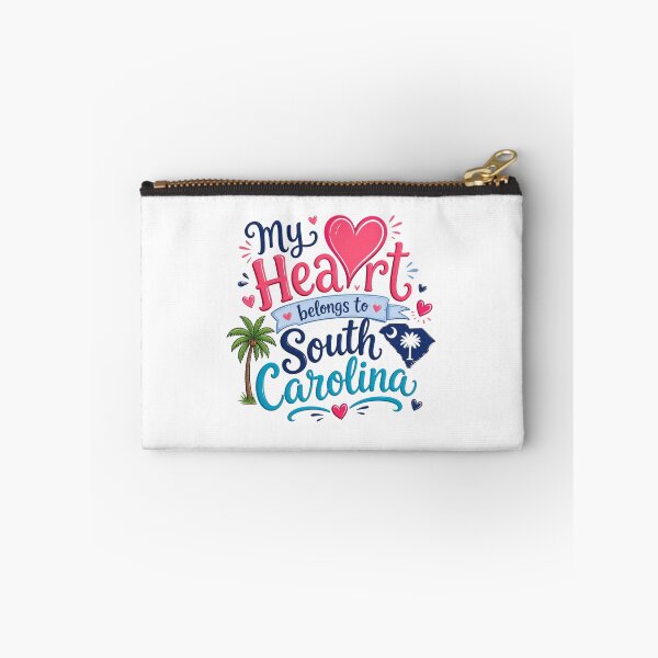 Item preview, My Heart Belongs to South Carolina - Cute Souvenir Travelers Gift for Men Women & Kids  designed and sold by Mozaic Clothes.