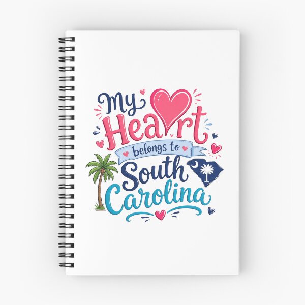 Item preview, My Heart Belongs to South Carolina - Cute Souvenir Travelers Gift for Men Women & Kids  designed and sold by Mozaic Clothes.