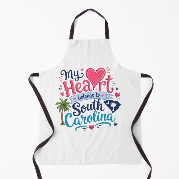 Item preview, My Heart Belongs to South Carolina - Cute Souvenir Travelers Gift for Men Women & Kids designed and sold by Mozaic Clothes.