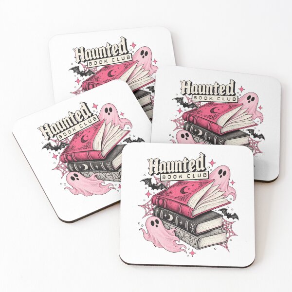 Item preview, Haunted Book Club Cute Pink Ghost Pastel Goth Halloween Bookworm Graphic designed and sold by JapanAnimeSH1.