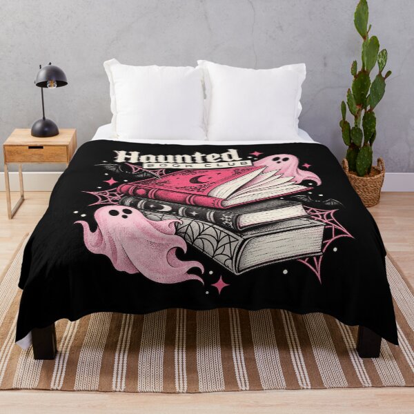 Item preview, Haunted Book Club Cute Pink Ghost Pastel Goth Halloween Bookworm Graphic designed and sold by JapanAnimeSH1.