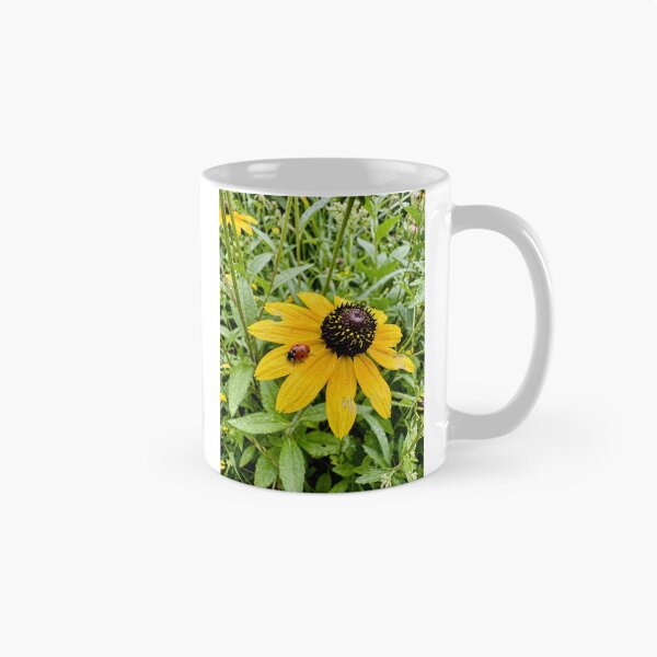 Item preview, Tiny Red Ladybug On Yellow Coneflower Petal designed and sold by donekerry.