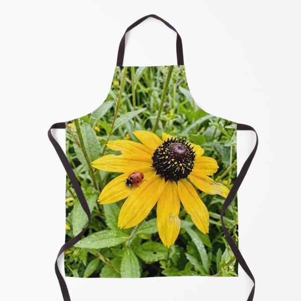 Item preview, Tiny Red Ladybug On Yellow Coneflower Petal designed and sold by donekerry.