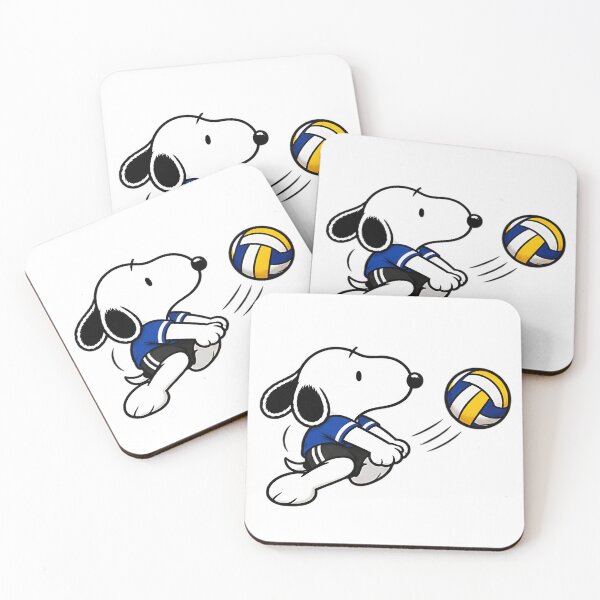 Item preview, Snoopy Volleyball Player – Cute Running Volleyball Action Pose designed and sold by artizallart.