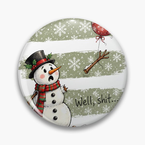 Item preview, Well Shit Snowman designed and sold by thecownmz.