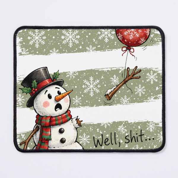 Item preview, Well Shit Snowman designed and sold by thecownmz.