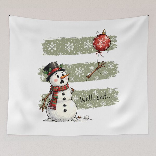 Item preview, Well Shit Snowman designed and sold by thecownmz.