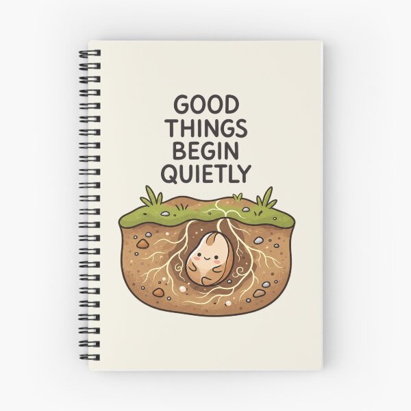 Item preview, Good Things Begin Quietly | Seed Growth & New Beginnings designed and sold by MrDev.