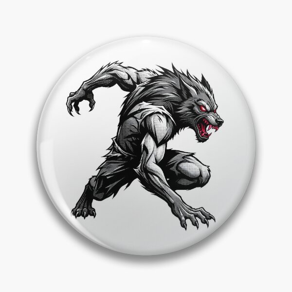Item preview, Ferry Wolf Dark Fantasy Feral Werewolf Comic Art designed and sold by DuckOddity.
