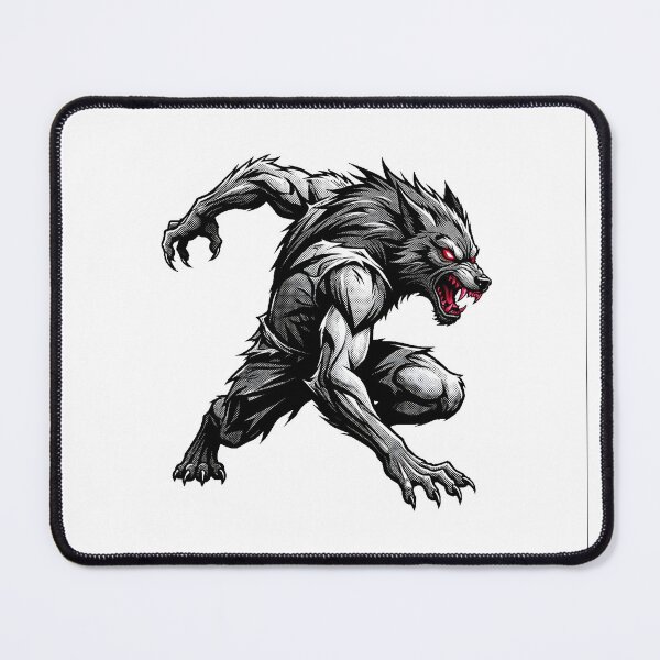 Item preview, Ferry Wolf Dark Fantasy Feral Werewolf Comic Art designed and sold by DuckOddity.